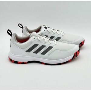 Adidas Mens Tech Response SL 3 Golf Shoes White Black Red GV6894 Size 10